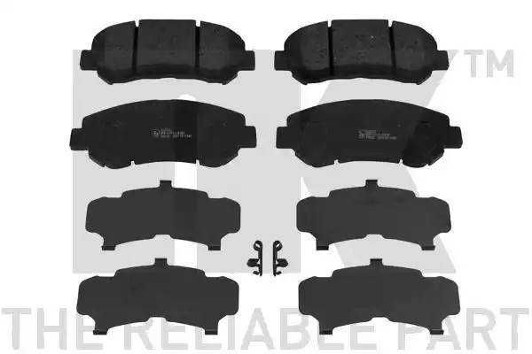 колодки дисковые передние!\ Renault Koleos 2.5i/2.0DCi 08> 222269 NK
