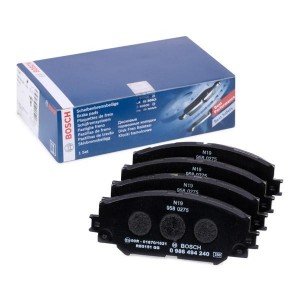 Колодки тормозные TOYOTA Auris (06-12),Corolla (07-13) передние (4шт.) BOSCH 0 986 494 240 BOSCH