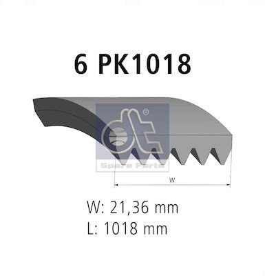 Ремень поликлиновой 6PK1015 5.41548 DIESEL TECHNIC