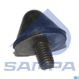 сайлентблок-отбойник кабины! упруго-демпфирующий элемент крепления бампера \DAF 050348 SAMPA