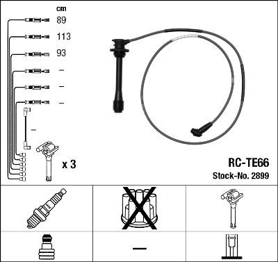 Провода высоковольтные RCTE66 2899 NGK