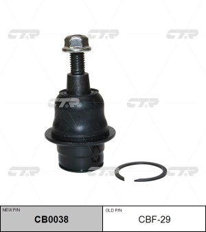 опора шаровая нижняя!замена CBF-29\ Ford F-150 15> CB0038 CTR