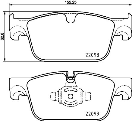 Колодки тормознае дисковые P86028 P86028 BREMBO