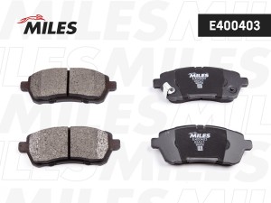 Колодки тормозные передние (без датчика) (Смесь Low-Metallic) FORD FIESTA 08-/MA E400403 MILES