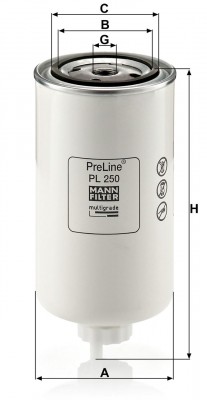 Фильтр топливный к PreLine PL250 PL 250 MANN FILTER