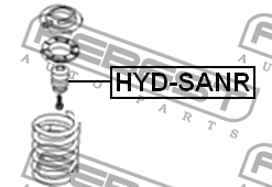 Отбойник амортизатора HYD-SANR HYD-SANR FEBEST