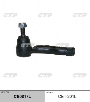 Наконечник рулевой тяги лев. YARIS 13-, (нов арт CE0817L) CET-201L CET-201L CTR