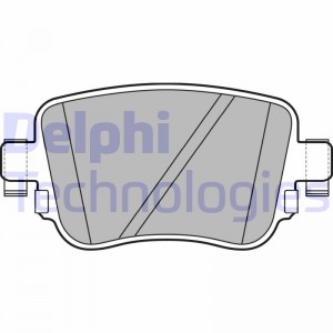LP1701 колодки дисковые з.\ Opel Vectra, Nissan Primera 02>, Renault Laguna 01> LP1701 DELPHI