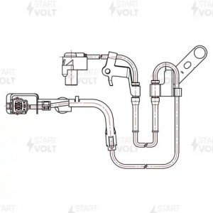 Датчик ABS передний правый VSABS2509 START VOLT