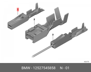 Контакт BMW 3 (F30) гнездовой OE 12 52 7 545 858 BMW