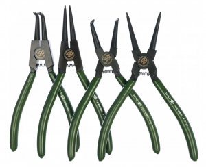 Съемник стопорных колец набор 4 предмета (180мм) /ДЕЛО ТЕХНИКИ/ 424041 DELO TEHNICI