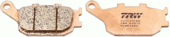 Колодки дисковые MCB634SH MCB634SH TRW LUCAS
