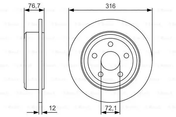 JEEP WRANGLER (2006>) 0 986 479 R08 BOSCH