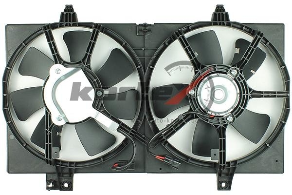 Вентилятор радиатора NISSAN Almera Classic 05- 1.6i (2 вентилятора) KFD176 KFD176 KORTEX