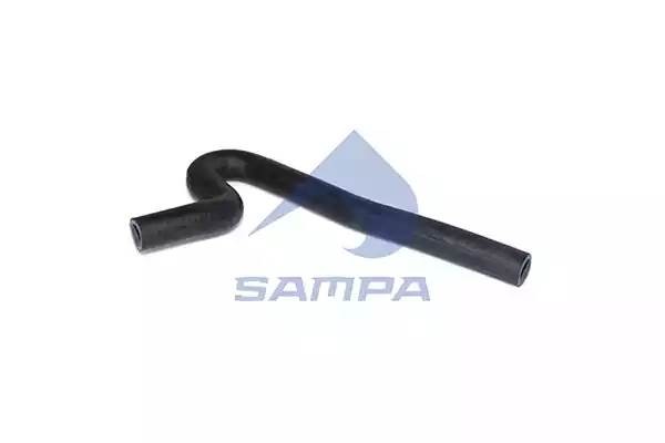 Патрубок отопителя 021141 SAMPA