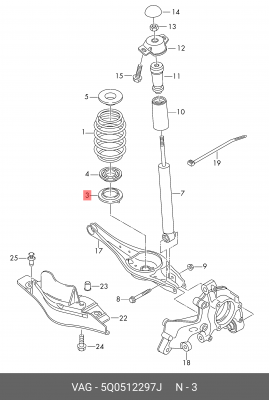 (8 гр.), PACKING 5Q0 512 297 J VAG