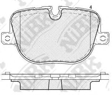 PN0566 колодки тормозные дисковые задние!\ Range Rover Sport 09-13 PN0566 NIBK