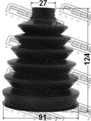Пыльник ШРУСа наружный 0317P-CL20 0317P-CL20 FEBEST