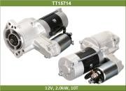 Стартер HYUNDAI Porter дв.D4BF (z=10) (2.0кВт) TESLA TECHNICS TT15714 TESLA TECHNICS