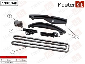 Комплект цепи ГРМ FORD Explorer 3.5L DOHC Turbo 77B0184K 77B0184K MASTER KIT