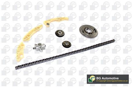 р/к ГРМ! цепной, cо звездочк.\ Opel Vectra 173kW 03-09/ Insignia/Saab 9-5 2.0T 2 TC9501FK BG AUTOMOTIVE