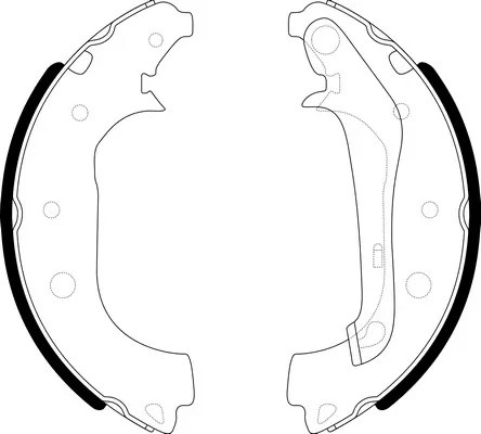 Колодки барабанные Ford Ecosport 2012 - BS51002 BS51002 SB NAGAMOCHI