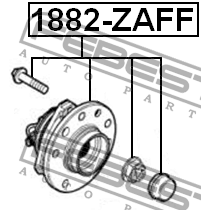 Ступица 1882-ZAFF 1882-ZAFF FEBEST