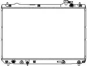 Радиатор LEXUS RX300 98-03, TOYOTA HARRIER 98-03 32711006 32711006 SAKURA