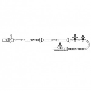 Датчик ABS для а/м Москвич 3 (22-)/JAC JS4 (20-) перед. лев. (VS-ABS 0103) VSABS0103 START VOLT