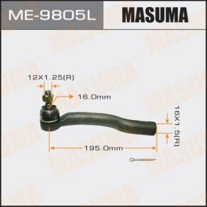 наконечник рулевой левый!\ Toyota RAV4 III 06-12/ RAV4 IV 12> ME-9805L MASUMA