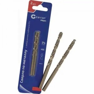 Сверло по металлу 2.0х49мм HSS Cobalt (2шт.) CUTOP 48357 CUTOP