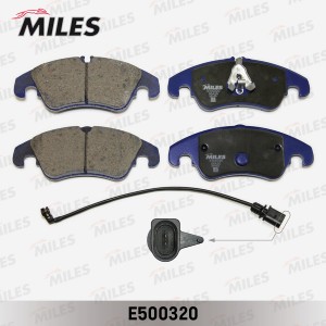 Колодки тормозные передние (Смесь CERAMIC серия PRO) AUDI A6/ALLROAD/S6/A7 (1LA/ E500320 MILES