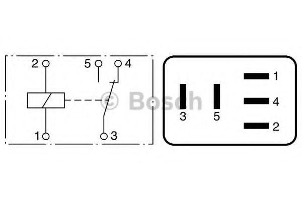 реле!12V/10A\Volvo 0986332021 BOSCH