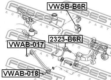 VW GOLF V (04>)/OCTAVIA (A5 1Z-) (2004>) 2323-B6R FEBEST