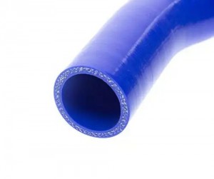 Патрубок ГАЗель Next дв.УМЗ-А274 радиатора верхний синий силикон MEGAPOWER 130-16-158 MEGA POWER