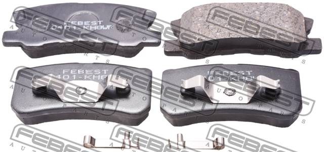 Колодки задние 0401-KH8WR 0401KH8WR FEBEST