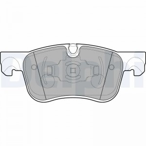 LP2689 колодки дисковые передние!\ Citroen Picasso/Grand Picasso 1.6/2.0i/HDi 13 LP2689 DELPHI