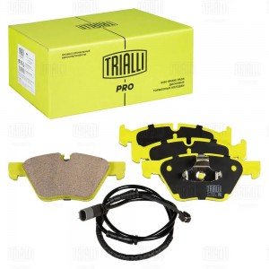 Колодки торм. BMW 5 (F10) (10-) диск. перед. 155x64 (с датчиком) (керам.) (PF 41 PF4188CR TRIALLI