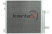 Радиатор кондиционера CHEVROLET SPARK 10- с ресивером KRD2015 KRD2015 KORTEX