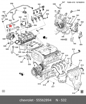 55562894 БОЛТ М6 (ORG) 55562894 GENERAL MOTORS