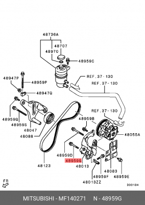 БОЛТ СТАРТЕРА MF140271 MITSUBISHI