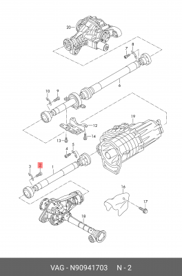 болт!\ VAG N 909 417 03 VAG