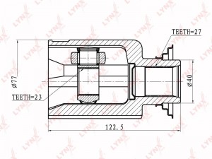 ШРУС внутренний подходит для HONDA HR-V 1.6 99-06 CI-3405 CI3405 LYNXAUTO