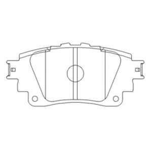 Колодки тормозные TOYOTA Corolla 2018 ~ / Altis 2018 ~ / Spacio 2020 ~ / Crown 2 GK1529 CTR