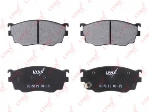 Колодки тормозные дисковые передние BD-5119 LYNXAUTO