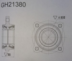 Ступица GH21380M GH21380M GMB