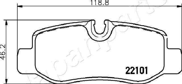 MERCEDES BENZ VITO (447) (2014>) PP0528AF JAPAN PARTS GROUP