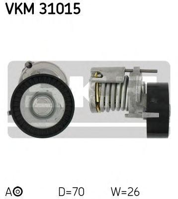 ролик натяжной!\ VW Bora/Golf/Polo 1.0-1.6 & 16V 91> VKM31015 SKF