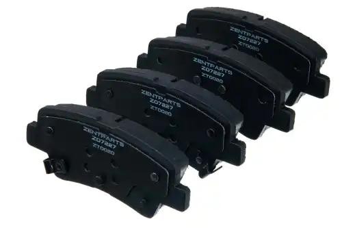 Колодки дисковые задние Hyundai Elantra/Solaris/Accent, Kia Soul all 09 Z07227 ZENTPARTS
