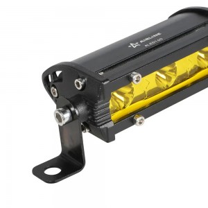 Фара светодиодная (балка) однорядная 3LED, желтый направленный свет, 4.5Вт, 108x ALED160 AIRLINE